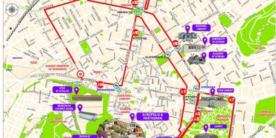 Madrid hop on hop off mapa de rutes