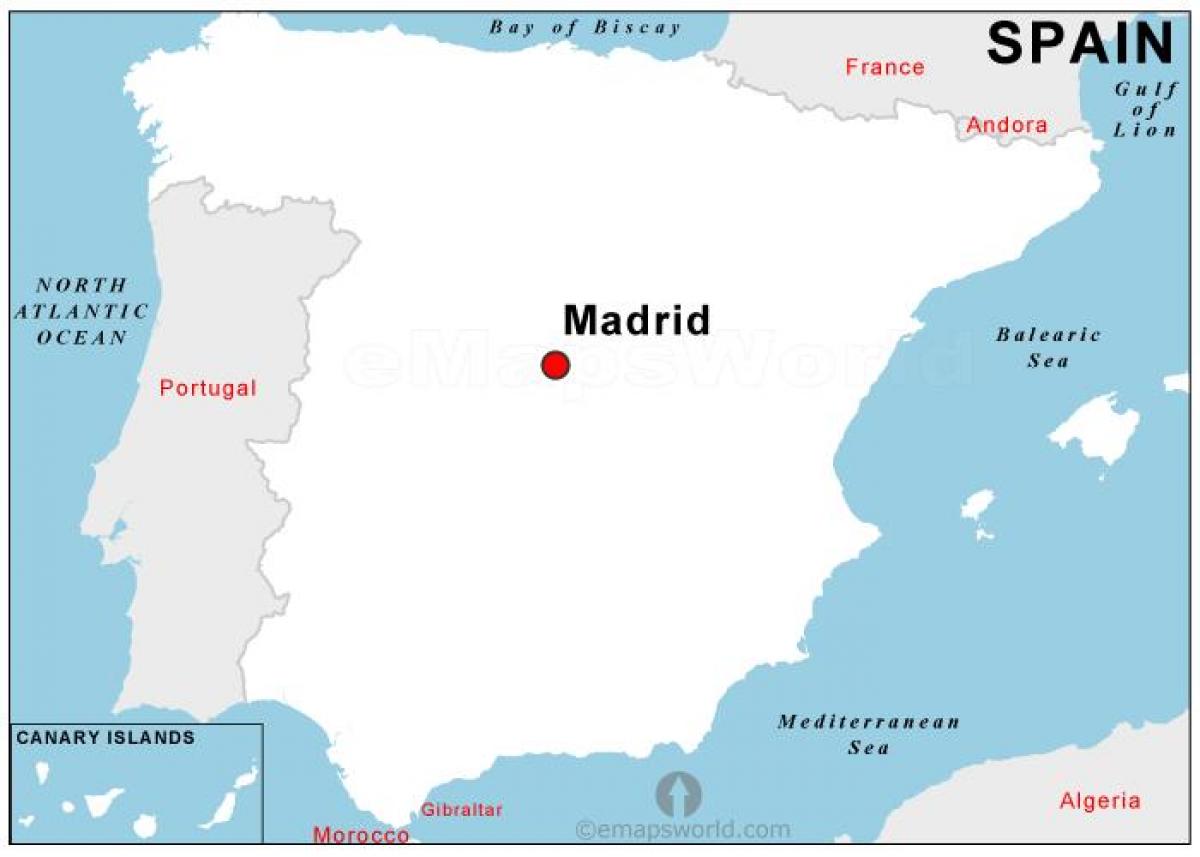 mapa de la capital d'Espanya