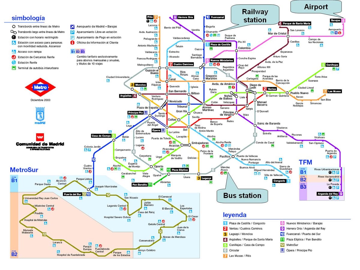 Madrid estació de tren mapa