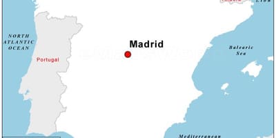 Mapa de la capital d'Espanya