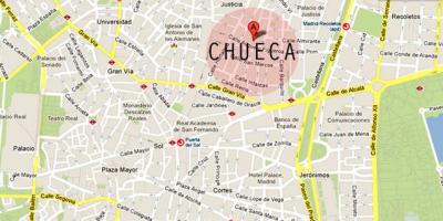Madrid, chueca mapa
