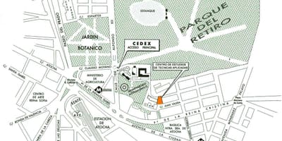 Mapa de l'estació d'atocha de Madrid