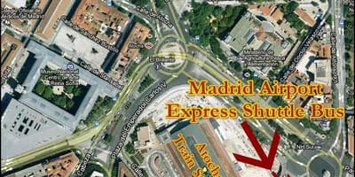 Puerta de atocha mapa