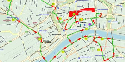 Madrid hop on hop off recorregut de l'autobús mapa