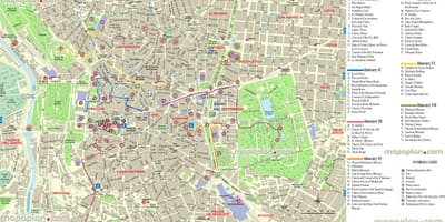 Mapa de Madrid mapa en línia