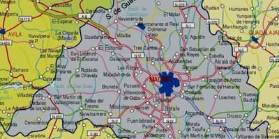 Un plànol de Madrid