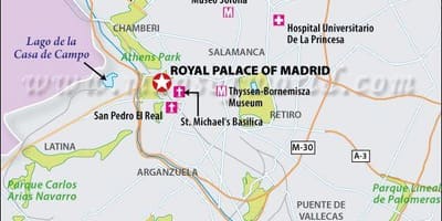 Mapa del real Madrid